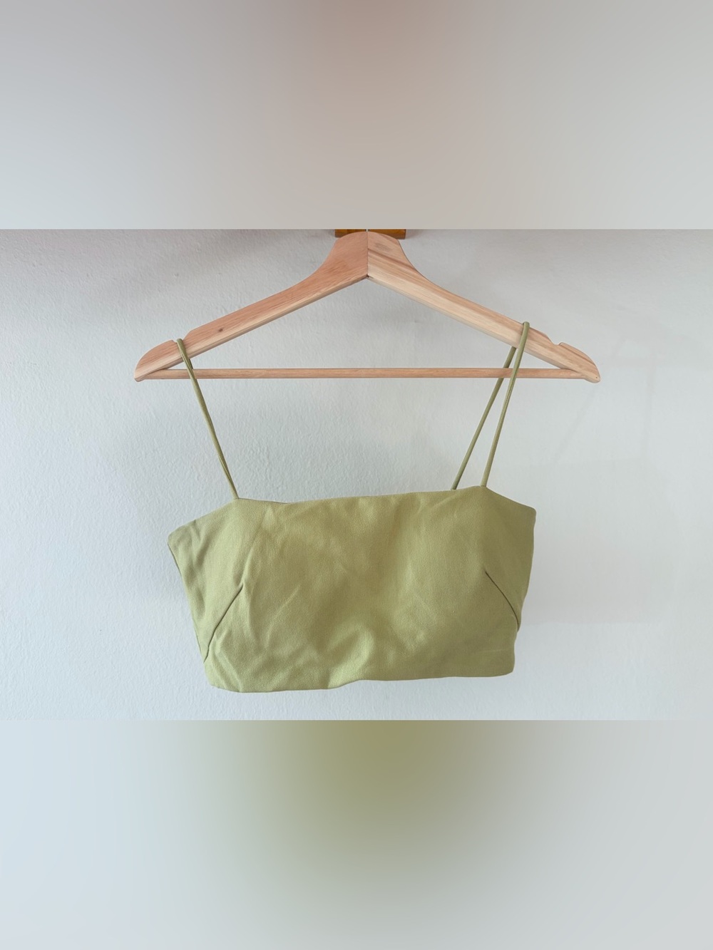 Love Bonito Chartreuse Crop Top